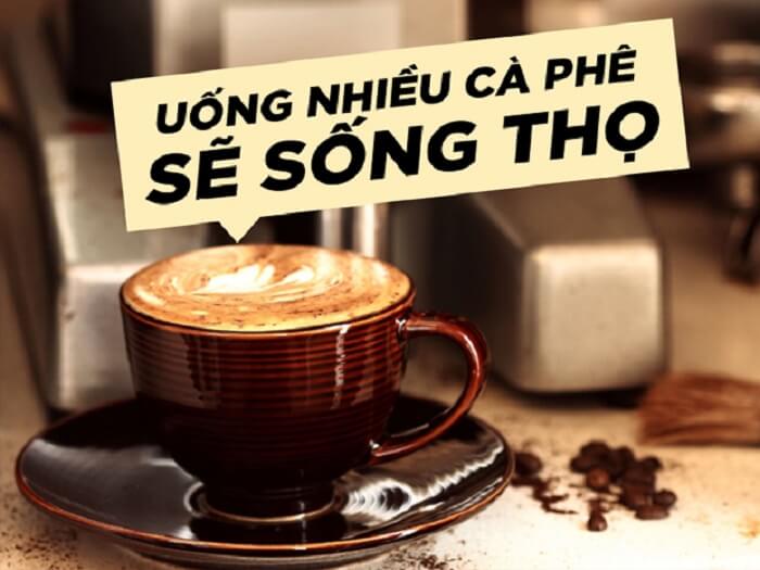 Uống cafe giúp tăng tuổi thọ